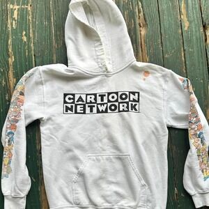 Cartoon‎ Network white hoodie with colorful graphics